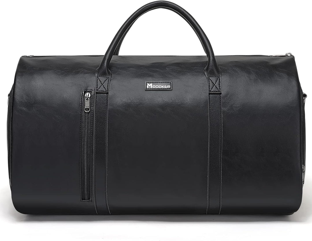 Modoker Wandelbarer Kleidersack aus Leder, Handgepäck für Reisen, Kleidersack, Geschenke für Männer,