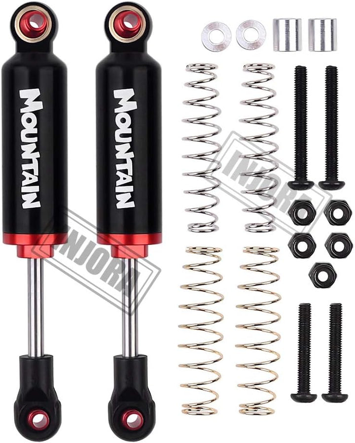 INJORA RC Stossdämpfer RC Shock Absorber RC Dämpfer Set für 1/10 RC Truck Crawler Axial SCX10 90046