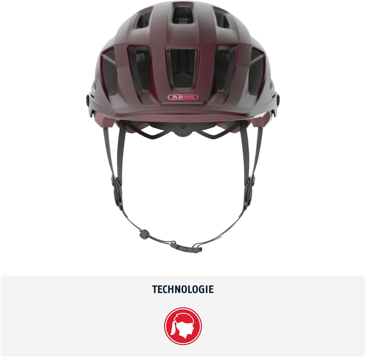 ABUS MTB-Helm Moventor 2.0 - komfortabler Fahrradhelm fürs Gelände - All-Mountain-Helm - für Damen u
