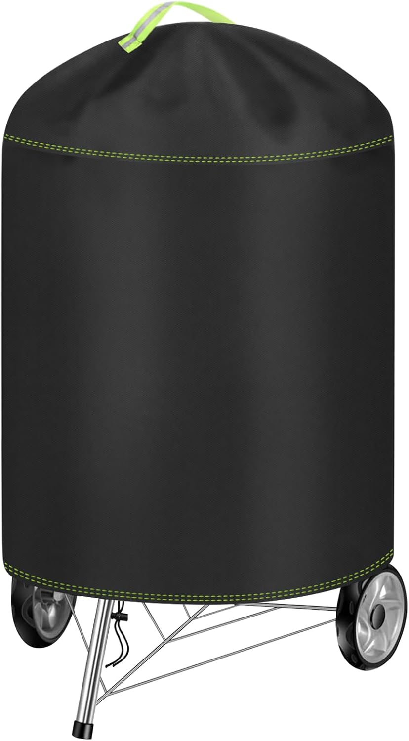Kugelgrill Abdeckung, VDISRR Wetterfest Kugelgrill Abdeckhaube, 420D Oxford Holzkohlegrill Abdeckpla