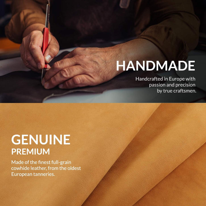 SURAZO Premium Handyhülle für Google Pixel 7 Pro Hülle Leder – Klappbare Echtleder Schutzhülle [mit