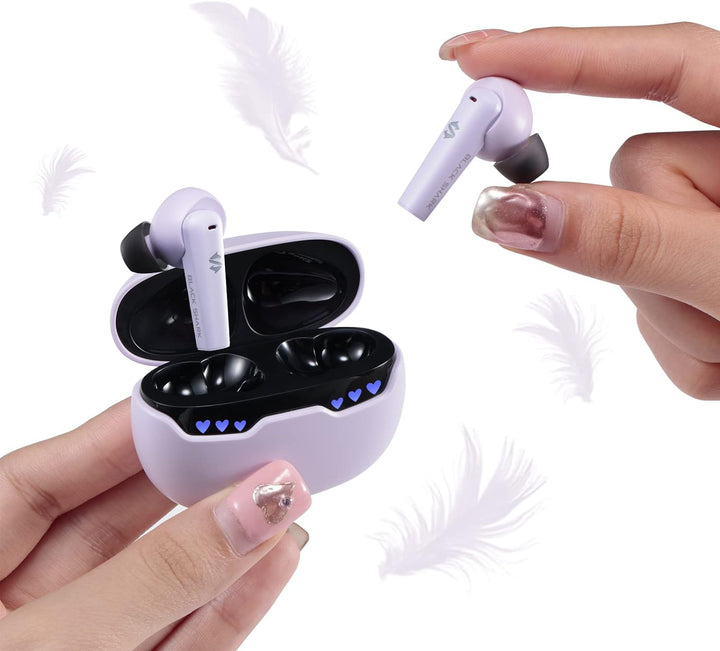 Black Shark Wireless Earbuds with Charging Case, Bluetooth 5.1 Kopfhörer mit Mikrofon für iPhone/And