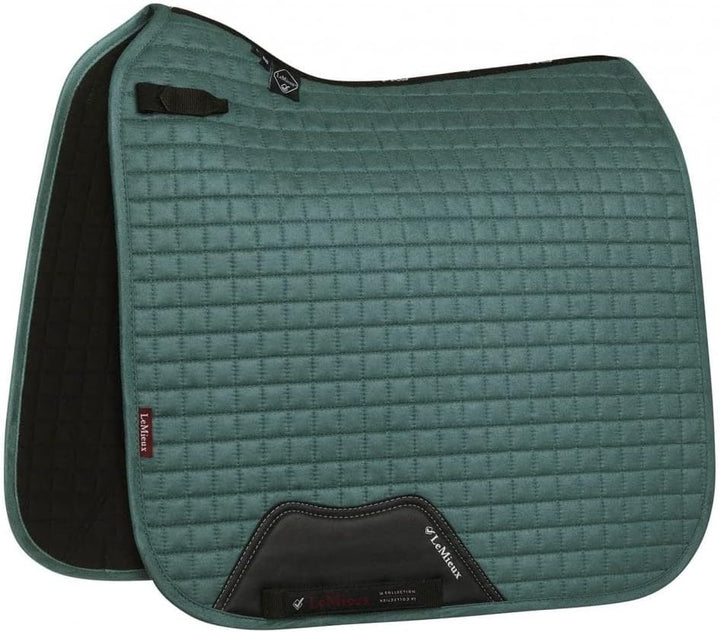 LeMieux Prosport Suede Gp Square Sattelpolster S/M Salbei-Veloursleder, quadratisch, S/M Salbei-Velo