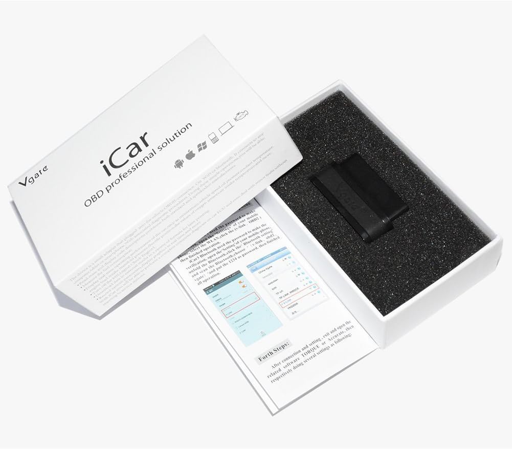 Vgate iCar 2 Wi-Fi OBD2 Scanner Scan-Tools Schnittstellen-Adapter Check Engine Auto-Diagnose-Tool fü