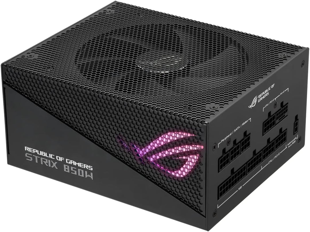 ASUS ROG Strix 850W Gold Aura Edition RGB Netzteil (850 Watt, Aura Sync RGB Belechtung, 80+ Gold Zer