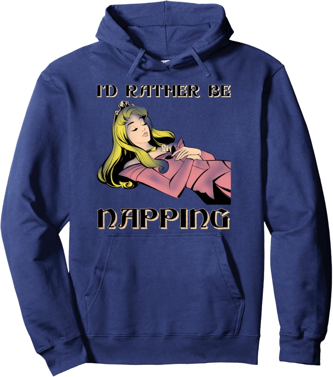 Disney Sleeping Beauty Aurora I'd Rather Be Napping Pullover Hoodie