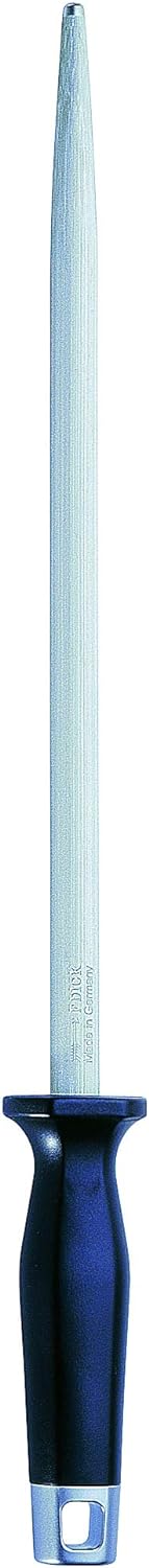 F. DICK Wetzstahl (30 cm Kochwetzstahl, 65° HRC, Rund, hygienischer Kunststoffgriff) 7654130 30 cm r