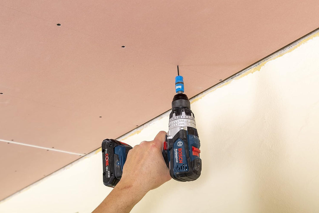 Makita DFS452Z Akku-Trockenbauschrauber (ohne Akku/Ladegerät, 490 W, 18 V) & Knauf Schraubvorsatz mi