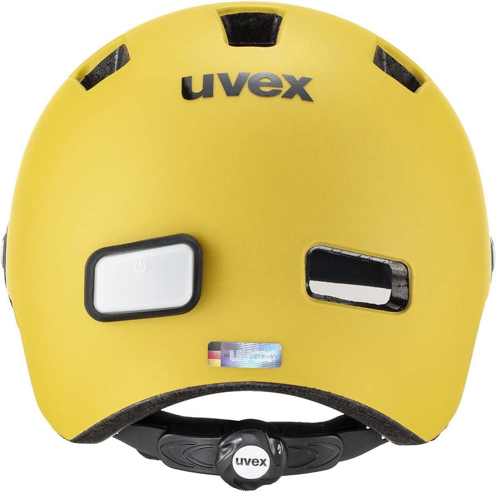 Uvex Rush Visor City Fahrrad Helm matt gelb 2023 55-58 cm, 55-58 cm