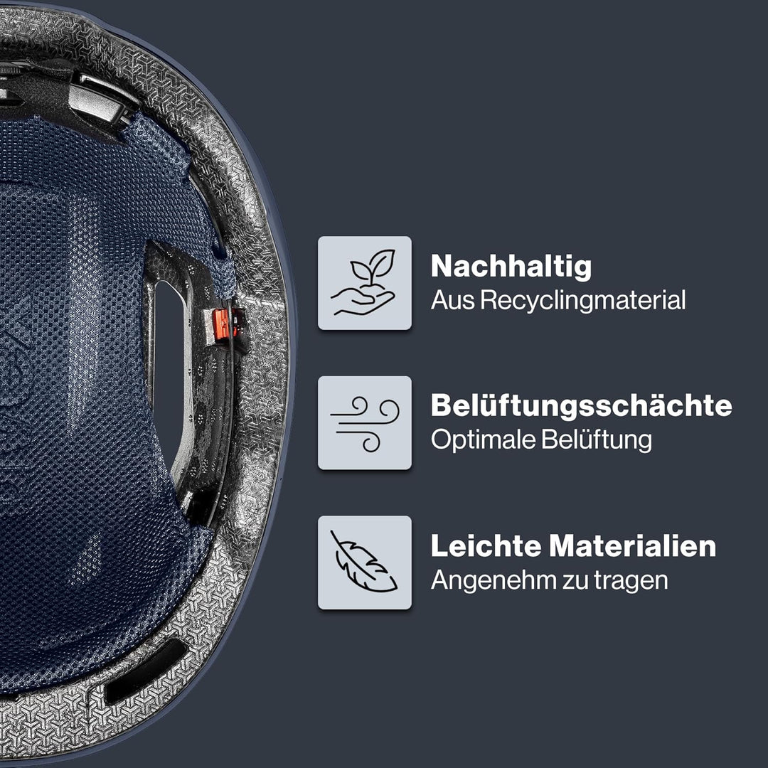 uvex urban Planet - nachhaltiger Fahrradhelm für Damen und Herren 58-61 cm Single deep space matt, 5
