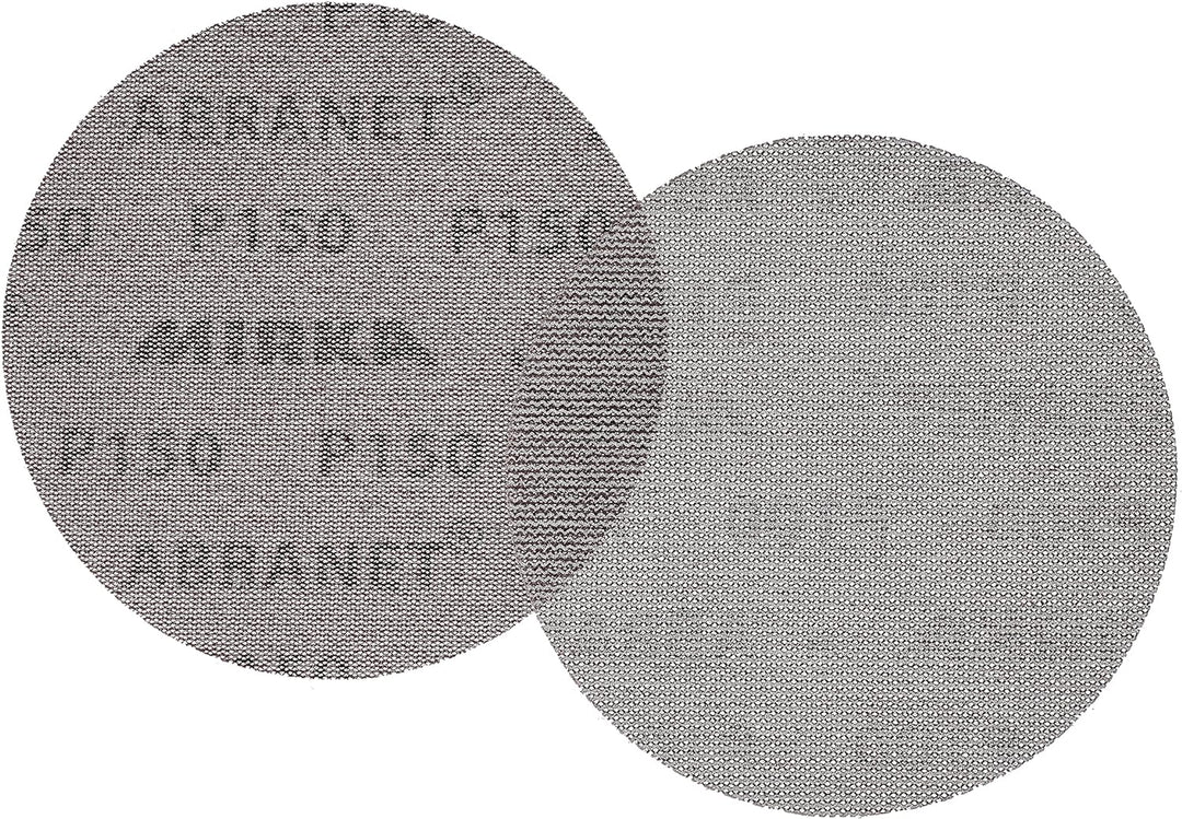 50x MIRKA Haftschleifscheibe ABRANET Grip 150mm K.150 f.HO/Metall/Lack/Ku. P150 Single, P150 Single