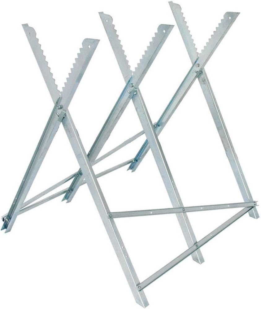Brennenstuhl Sägebock MB 150 S (Holzsägebock verzinkt, Sägegestell zusammenfaltbar)