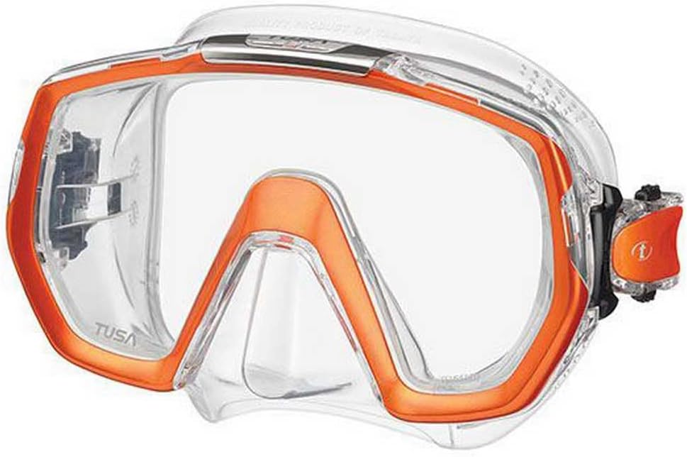 TUSA Freedom Elite - Einglasmaske mit grossem Sichtfeld, Farbe:orange