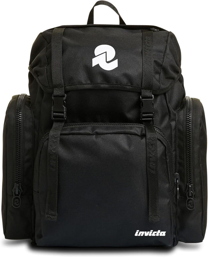 Invicta Rucksack aus nachhaltigem Stoff, Praktisch & Unisex, mit Laptopfach bis 14'', Büro, Uni, Arb