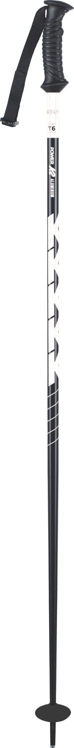 K2 Herren Power Alu Black Skistock 110 Schwarz, 110 Schwarz