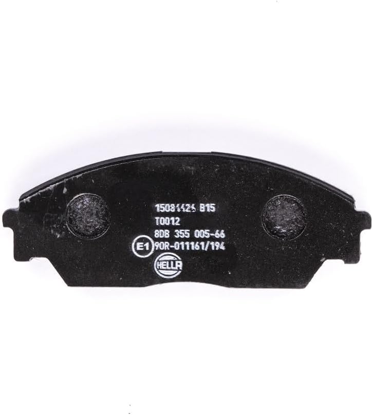 HELLA PAGID 8DB 355 005-661 Bremsbelagsatz - T0012 - Dicke/Stärke: 15mm - Bremssystem: Akebono - mit