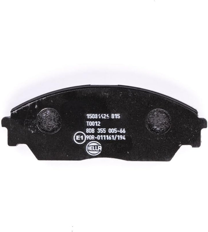 HELLA PAGID 8DB 355 005-661 Bremsbelagsatz - T0012 - Dicke/Stärke: 15mm - Bremssystem: Akebono - mit