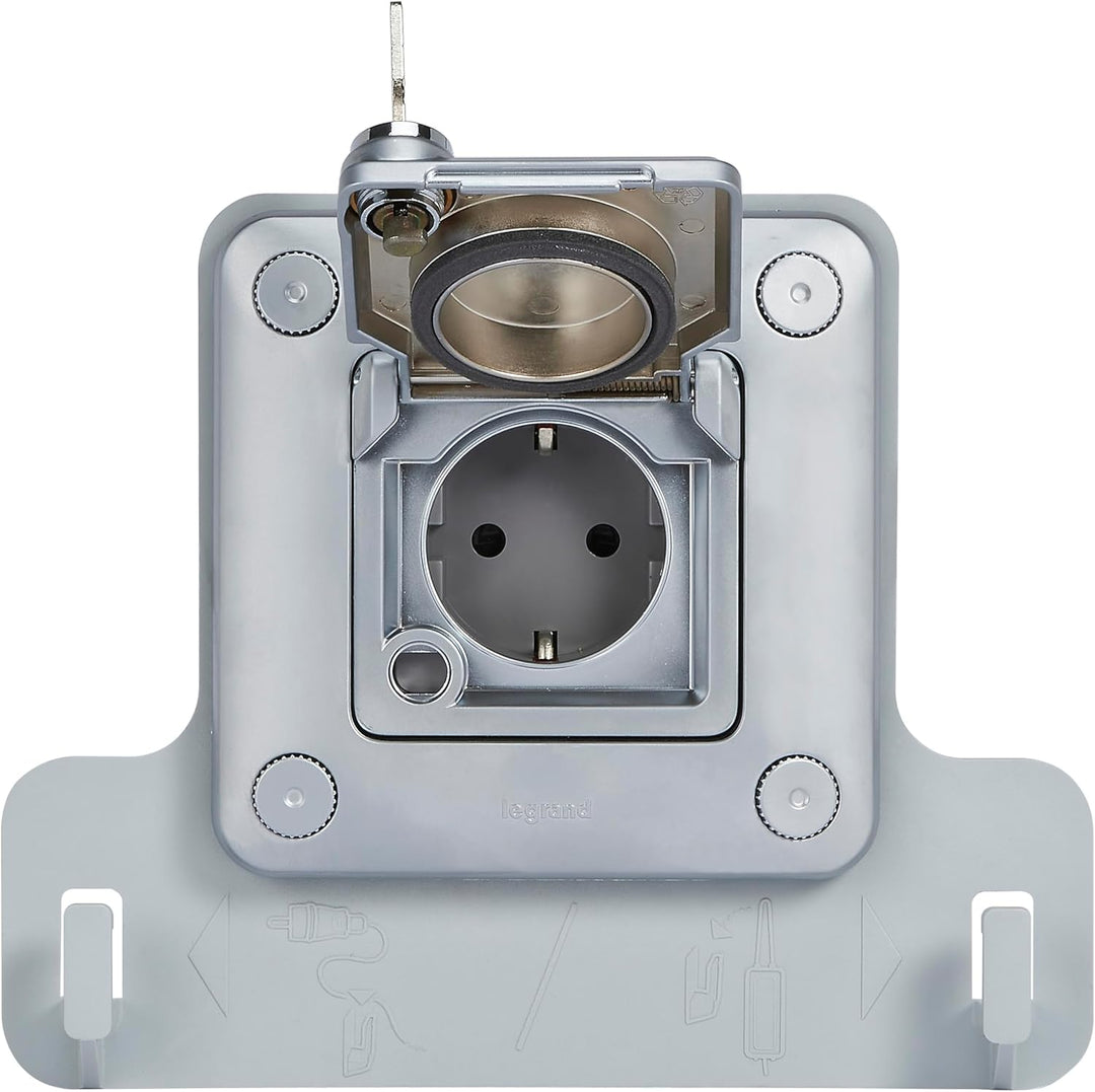 Legrand, Green Up Steckdose für Elektrofahrzeuge & Plug-in-Hybridfahrzeuge, Schnellladesystem f. E-A