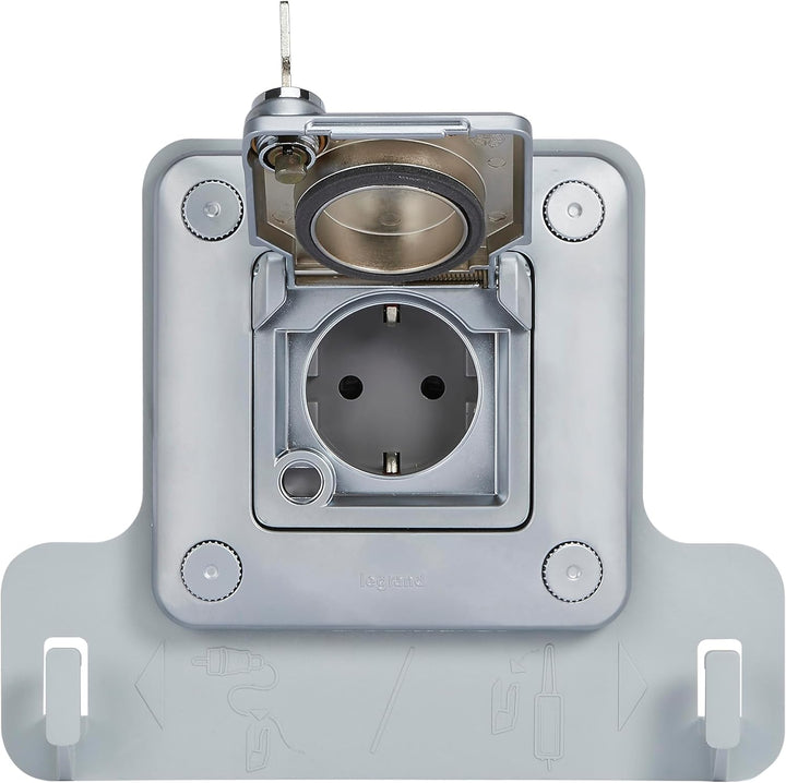 Legrand, Green Up Steckdose für Elektrofahrzeuge & Plug-in-Hybridfahrzeuge, Schnellladesystem f. E-A