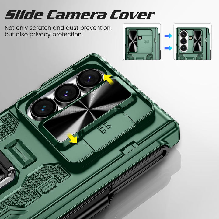 Doeshine für Samsung Galaxy Z Fold 7 Hülle mit Displayschutzfolie & Kameraschutz, Ganzkörper Robuste