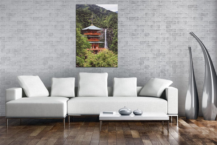 deyoli Schreinturm in atemberaubender Natur Format: 100x70 als Leinwandbild, Motiv fertig gerahmt au