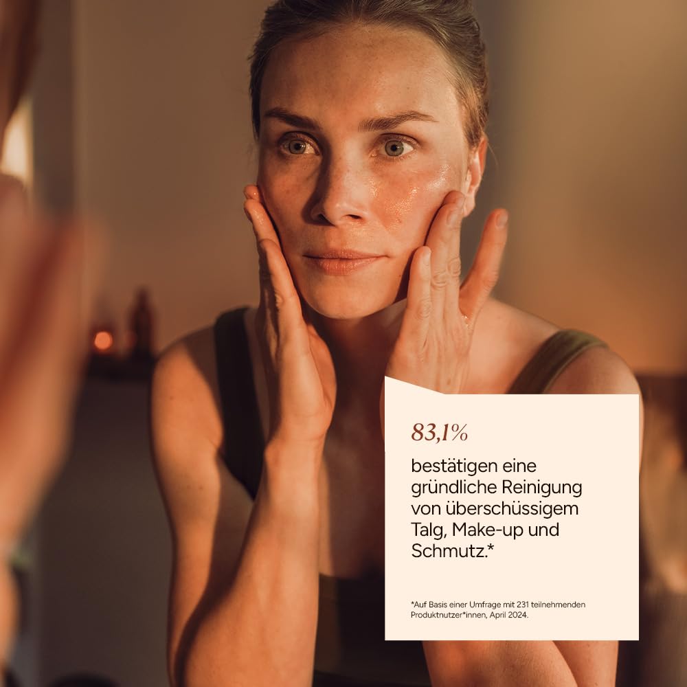 Junglück Reinigungsöl | 100 ml Cleansing Oil mit pflegendem Arganöl, Jojobalöl & Rizinusöl | Vegan u