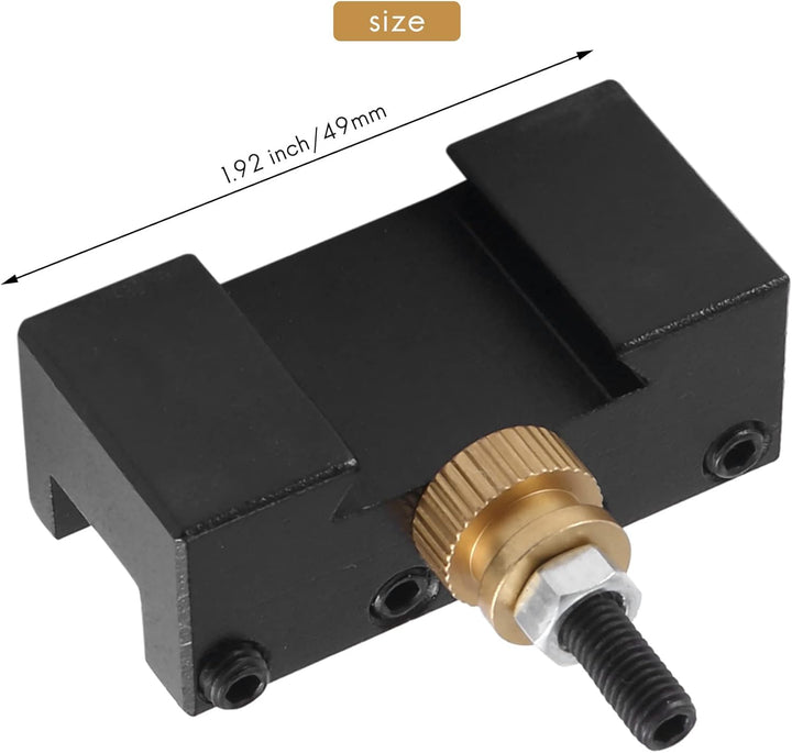 Tsudoku 6PCS Werkzeugpaket Mini-Drehmaschine Schnellwechsel-Werkzeughalter und Halter Multifid-Werkz