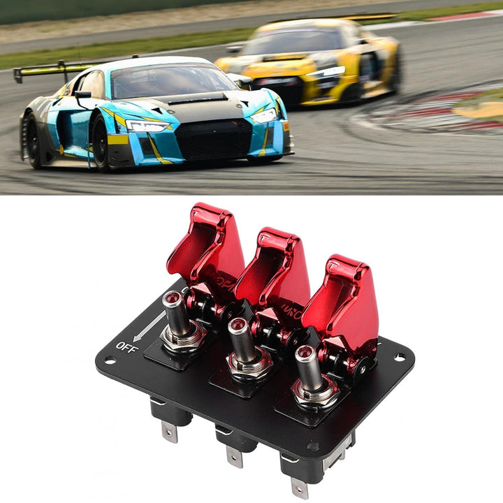 Kombi-Kippschalter, Mehrzweckschalter, 12V 20A Kfz-Kipp-Kombinationsschalter Racing Zündung Motorrel