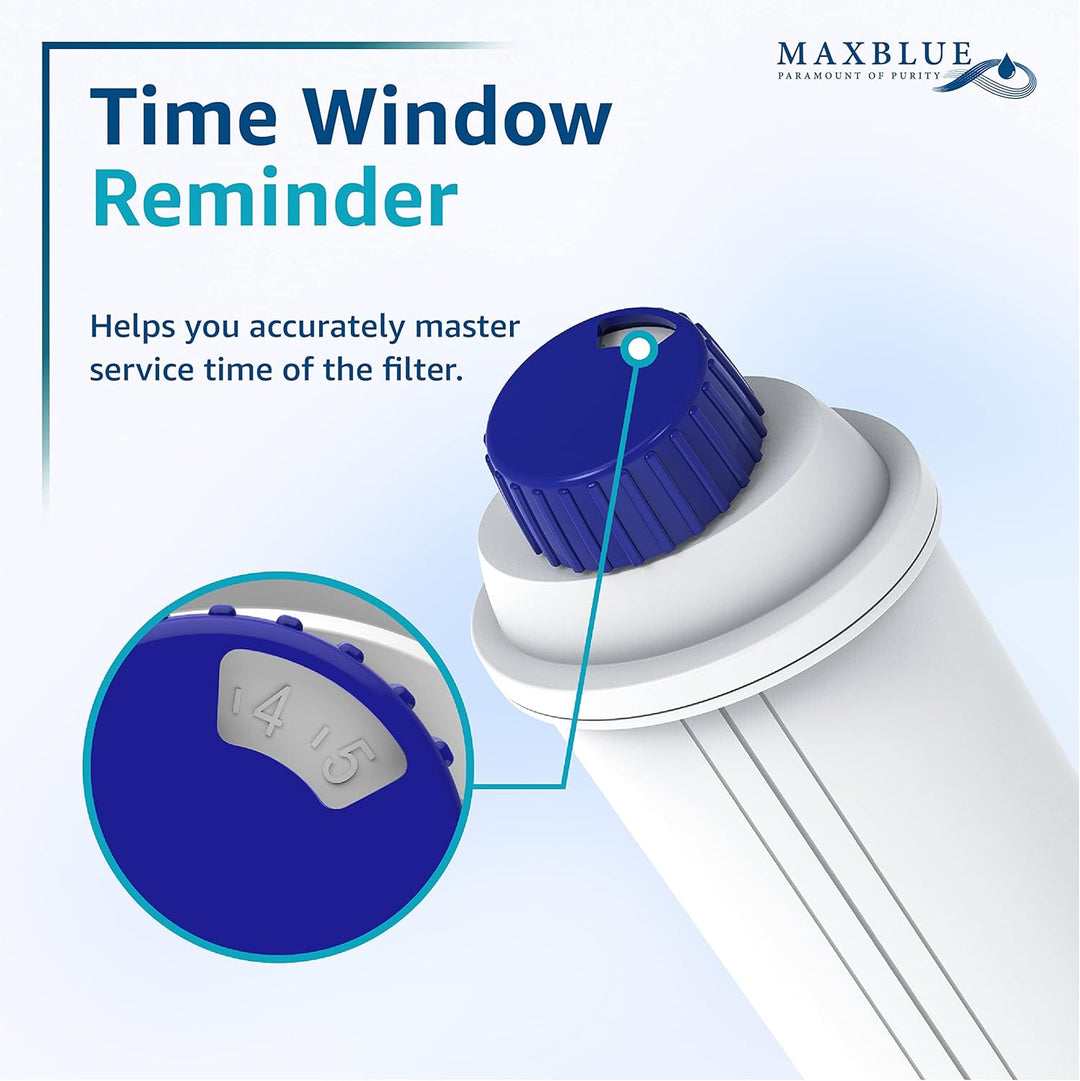 Maxblue Kaffee Wasserfilter, Ersatz für De'Longhi® DLSC002 9310926 SER3017 5513292811 Inklusive Vers