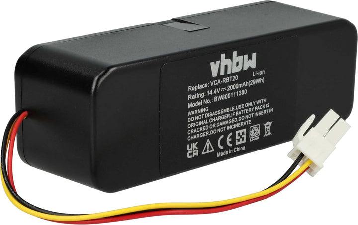 vhbw Akku Ersatzakku Li-Ion 2000mAh (14.4V) kompatibel mit Samsung Navibot der SR-Series, Ersatz für