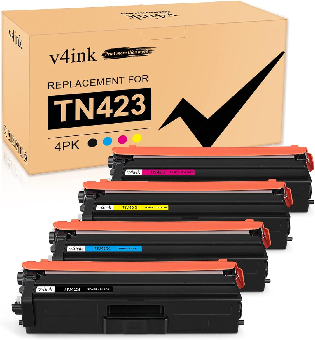 v4ink TN423 Toner Cartridge Compatible with Brother TN423 TN421 for Brother HL-L8260CDW HL-L8360CDW