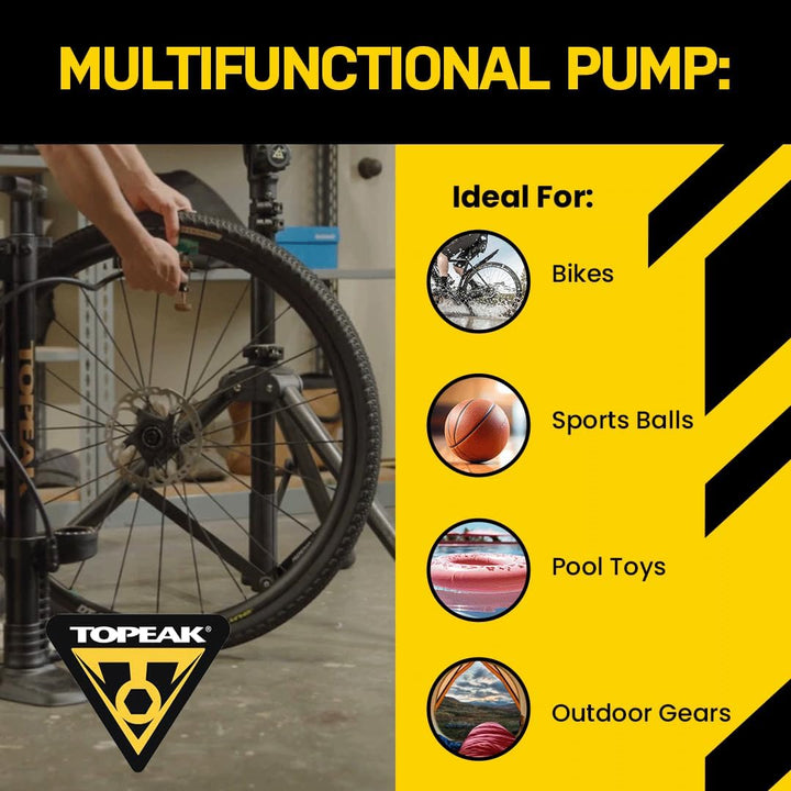 Topeak Fahrradpumpe Joe Blow Max HP Einheitsgrösse Schwarz, Einheitsgrösse Schwarz