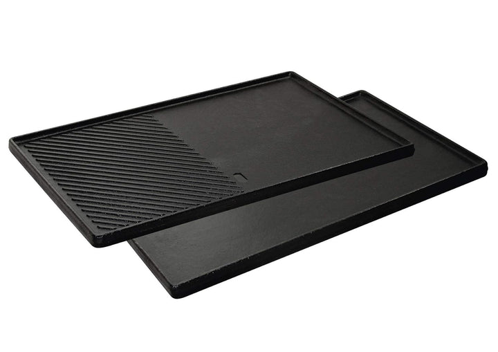 Enders® GUSS-WENDEPLATTE 1/2 7893 Boston 4 & ® SWITCH GRID Pfanne, aus Gusseisen & ® SWITCH GRID Piz