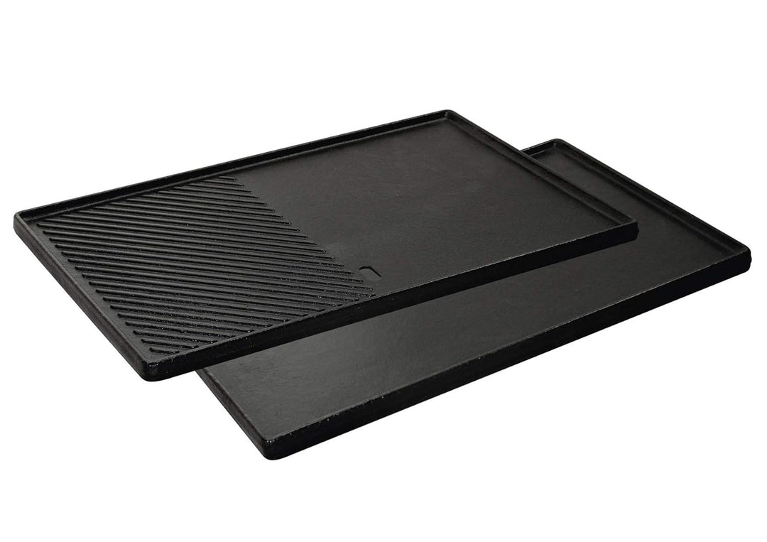 Enders® GUSS-WENDEPLATTE 1/2 7893 Boston 4 & ® SWITCH GRID Pfanne, aus Gusseisen & ® SWITCH GRID Piz