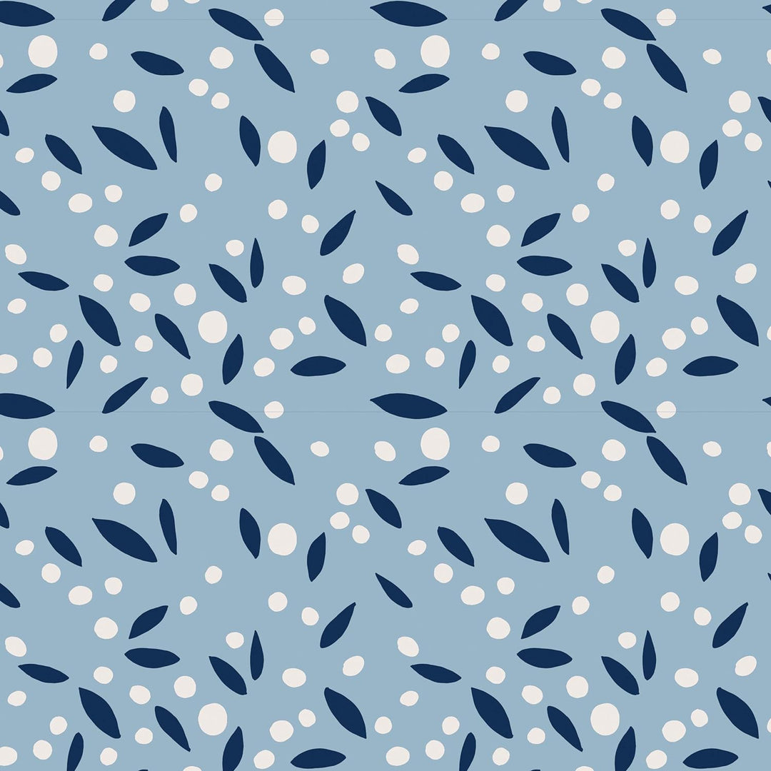 Clairefontaine 223859C - Rolle Geschenkpapier Kraftnatur 50mx70 cm 70g, Minimalist, 1 Rolle Pétales