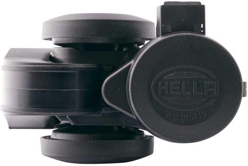 HELLA Horn CA26 - 12V - 115dB(A) - Frequenzbereich: 520/660Hz - Hochton - elektrisch-pneumatisch - G