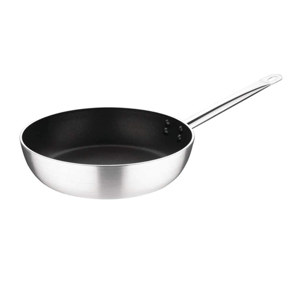 Vogue FB696 Schmorpfanne, Teflon, Aluminium, Induktion, Platinum Plus, 80 x 320 mm, silberfarben, 32