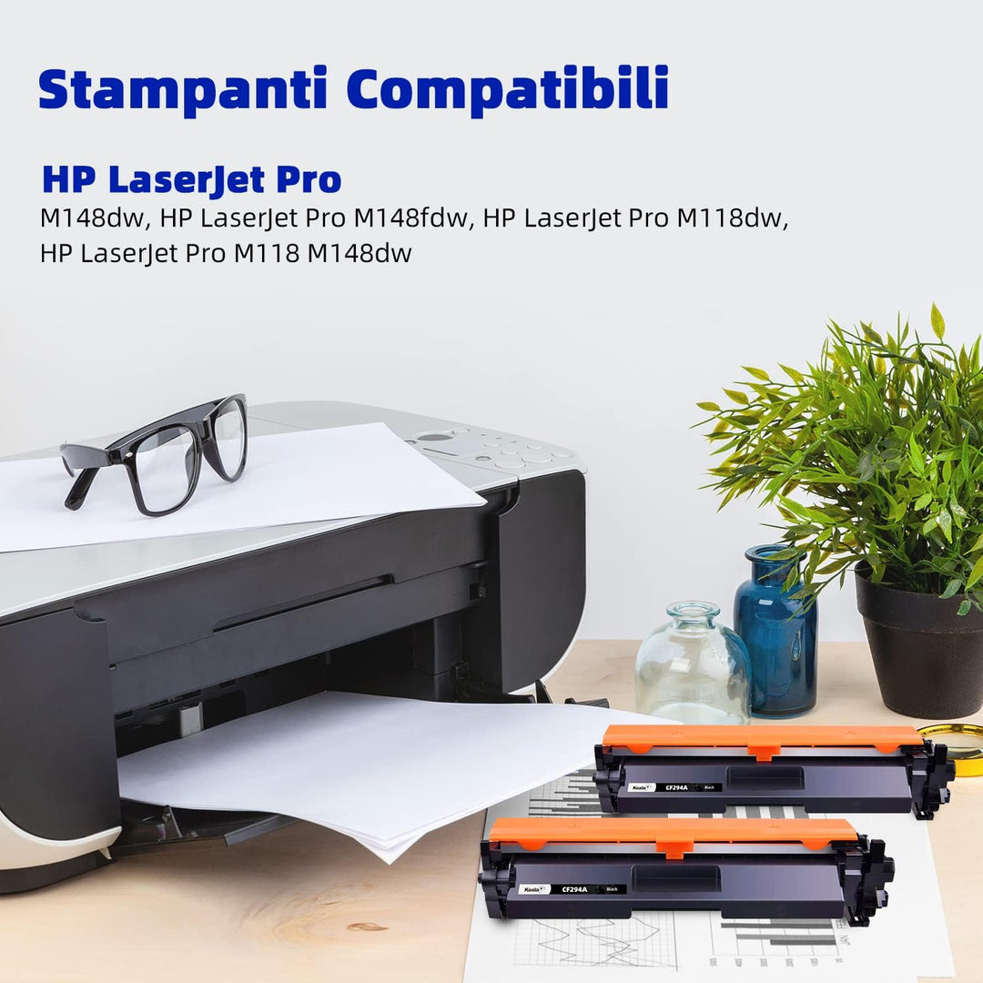 Koala Kompatibel Tonerkartusche Ersatz für 94A 94X CF294A CF294X für Laserjet Pro M148dw M148fdw M11