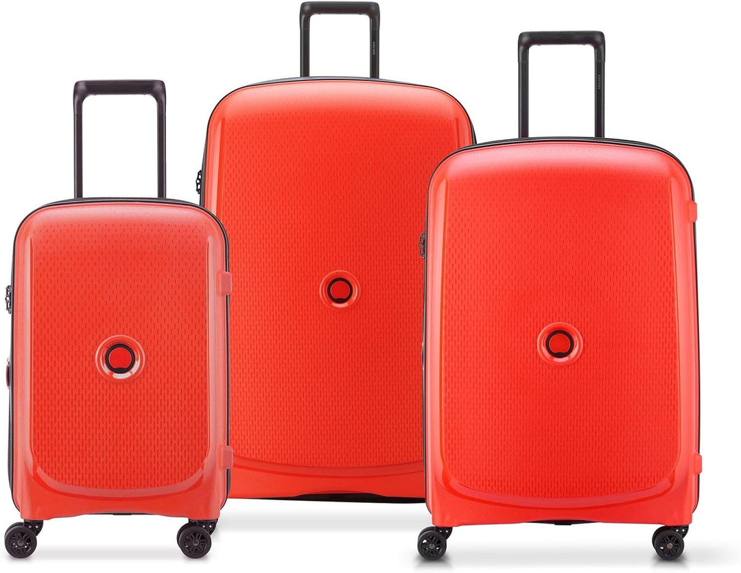 DELSEY Paris - Belmont Plus - Set mit 3 Hartschalenkoffern 55 cm/ 70,5 cm/ 82,5 cm - Blassrot Set 3