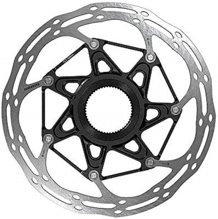 SRAM Rotor Centerline 2 Piece Centerlock Rounded Ø 180mm Schwarz, Ø 180mm Schwarz