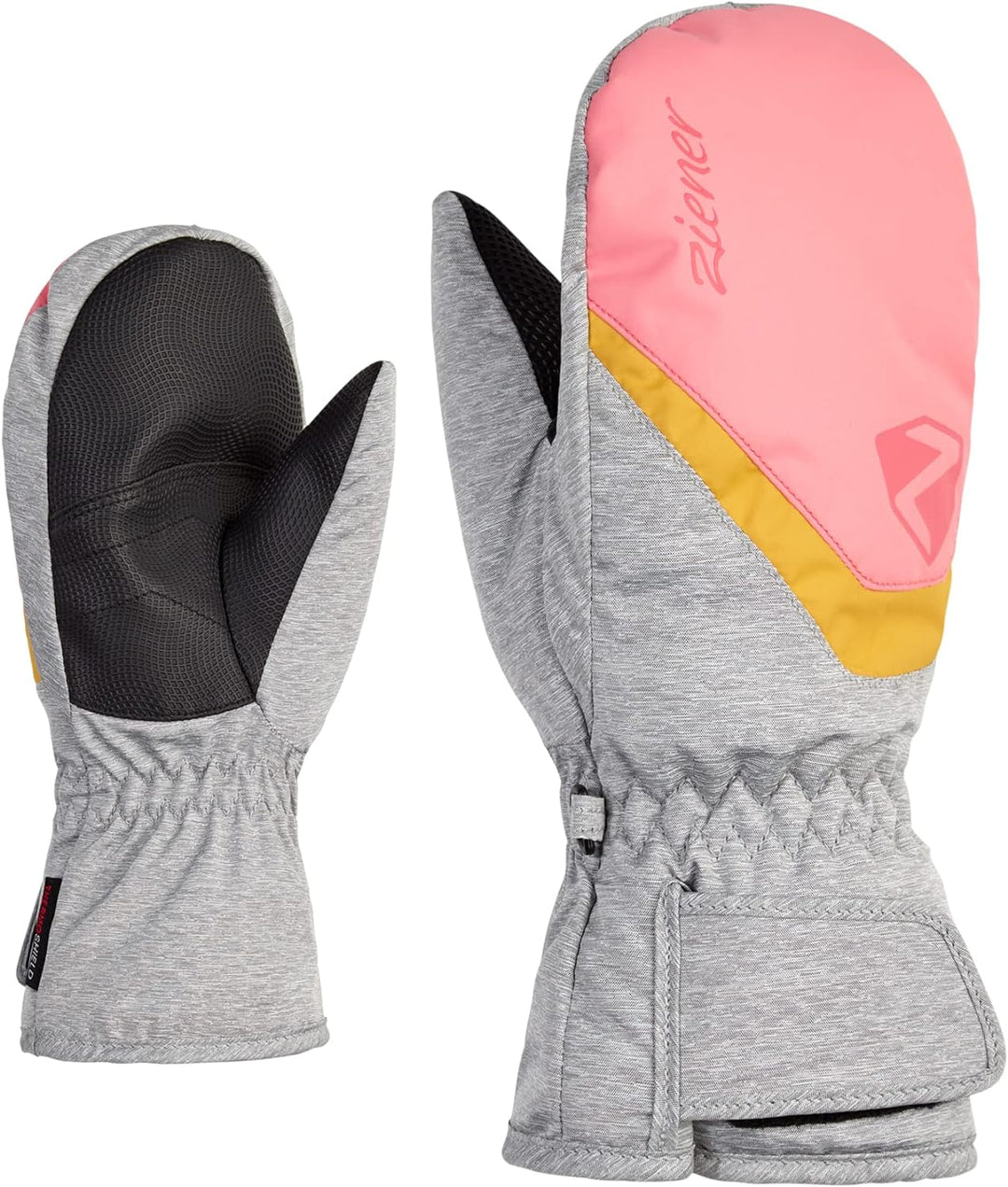 Ziener Kinder Loriano Ski-Fäustling/Wintersport | wasserdicht, atmungsaktiv 7 pink vanilla, 7 pink v