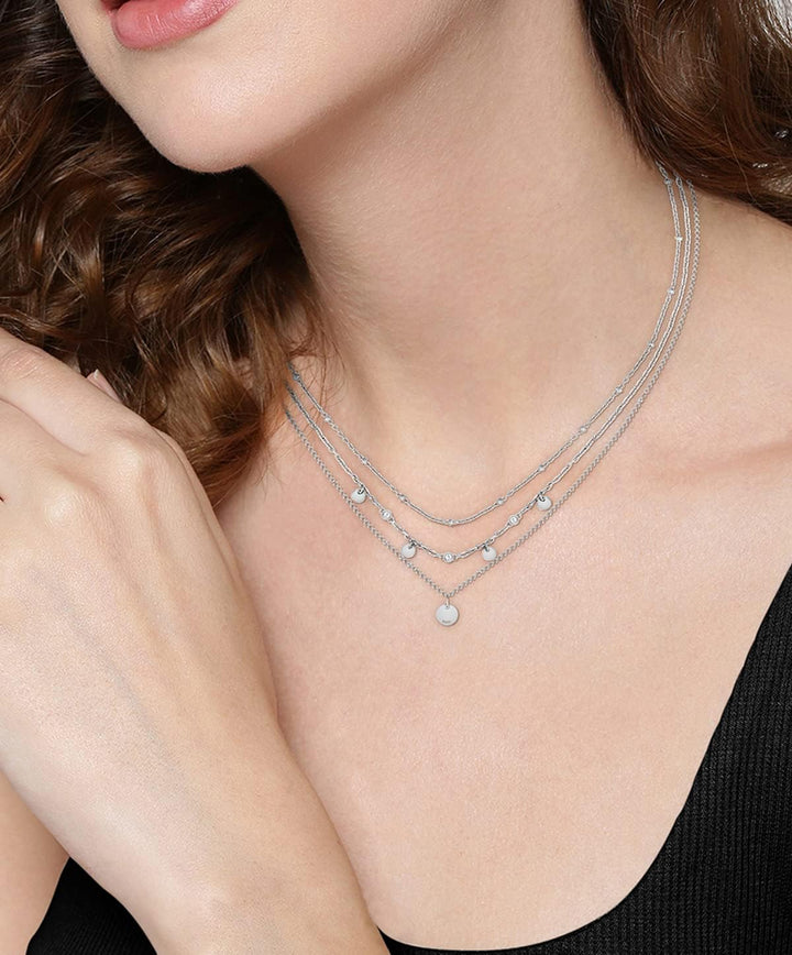 BOSS Jewelry Gliederhalskette für Damen Kollektion IRIS aus Edelstahl - 1580330