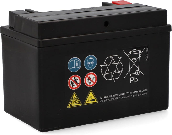 CARTEC Motorradbatterie YTX9-BS, 8Ah, 135A, Gel Technologie Motorrad-Starter-Batterie, Erstausrüster