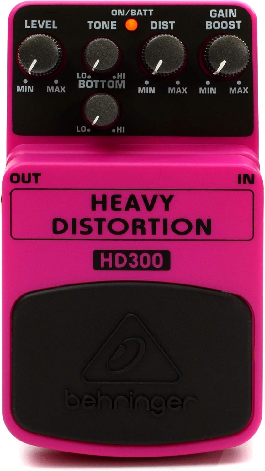 Behringer HEAVY DISTORTION HD300 Heavy Metal Distortion Effektpedal HEAVY DISTORTION HD300 Guitar Pe