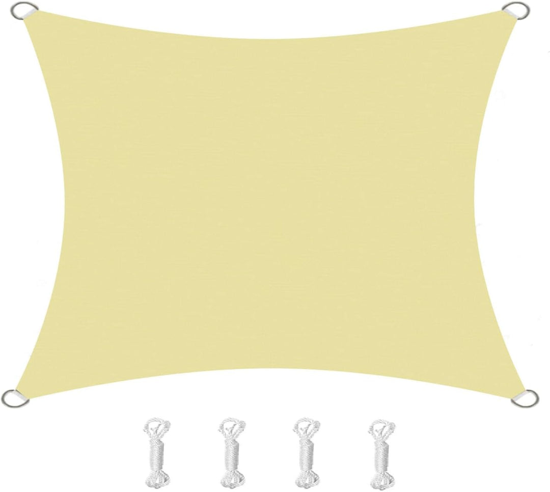 HOMPER Sonnensegel Wasserdicht Sonnenschutz, Oxford-Gewebe, UV-Schutz, für Balkon Terrasse Garten Ca
