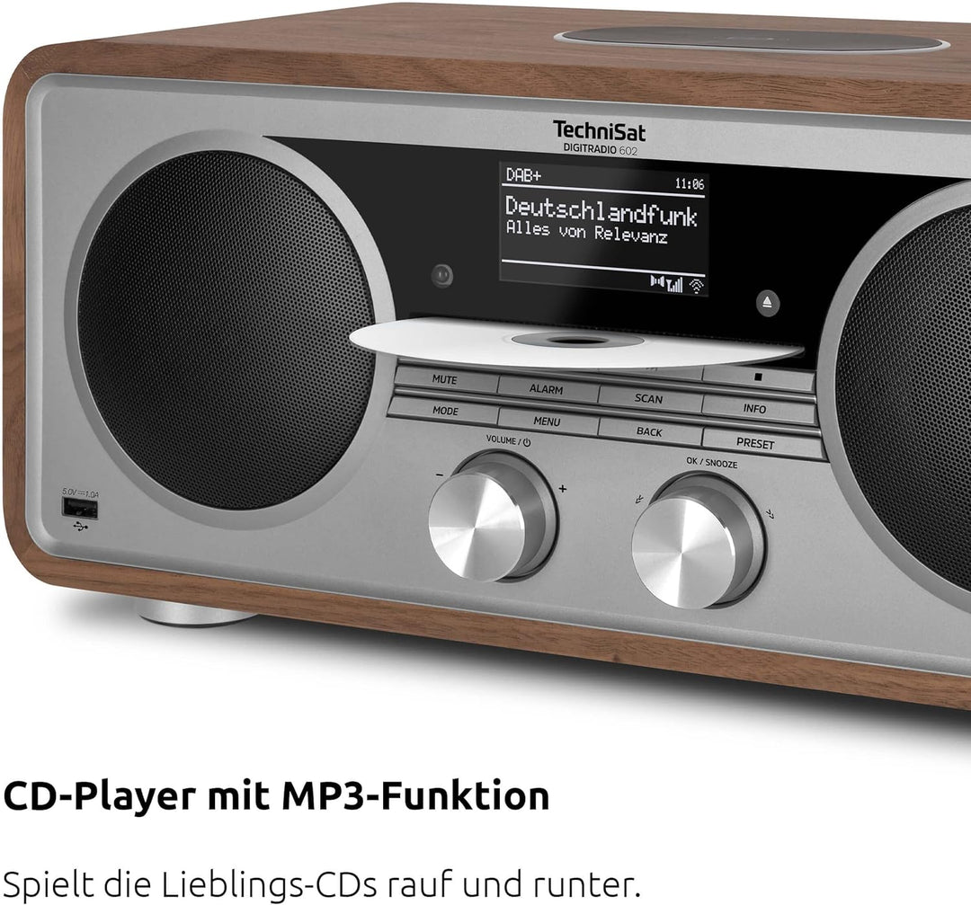 TechniSat DIGITRADIO 602 - Kompaktanlage mit 70 Watt 2.1 Lautsprechersystem (Stereo Musik-Center mit