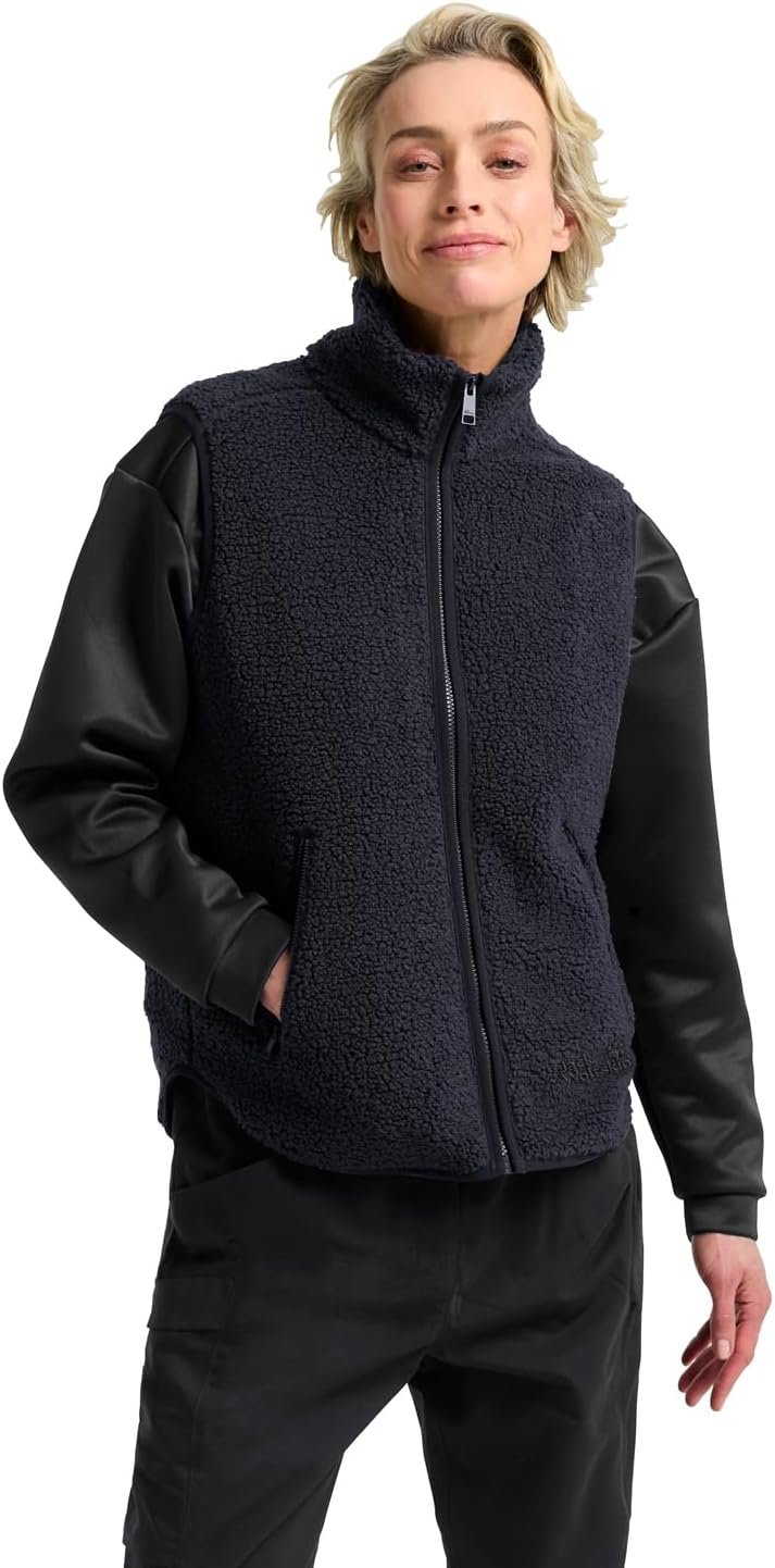 Jack Wolfskin Damen High Curl Vest W Weste dark navy XS, dark navy XS