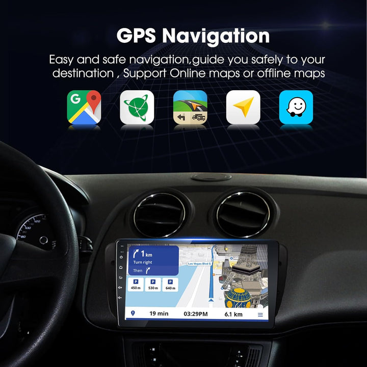 EZoneTronics Android 10.1 Autoradio Stereo 9 Zoll für Honda CR-V 2008-2011 Touchscreen-Headunit GPS-