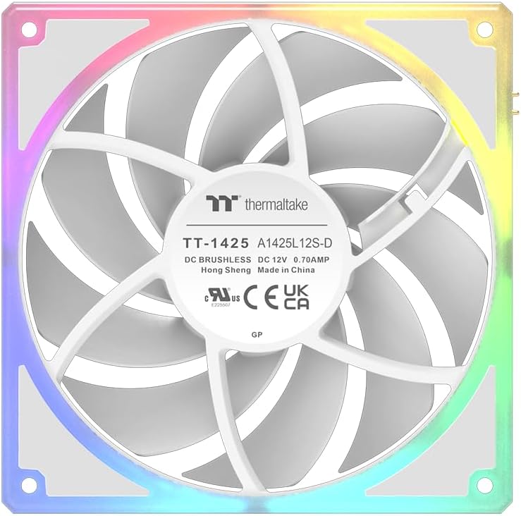 Thermaltake TOUGHFAN EX 140 | ARGB | White | 3Pack ARGB 140mm Snow, ARGB 140mm Snow