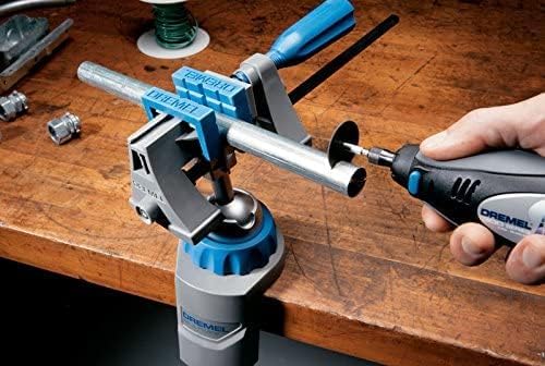 Dremel 2500 Multi Vise - Multi Schraubstock (mit Abnehmbare Soft-Spannbacken und Werkzeugständer-Ada
